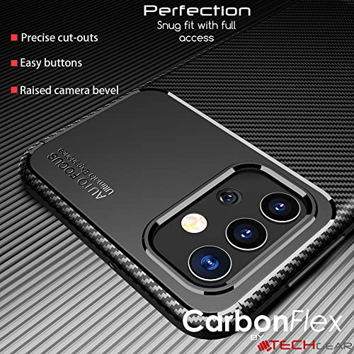 [CarbonFlex Case] Premium Shockproof Soft Slim Cover with Carbon Fibre Effect For Samsung  Galaxy A32 5G