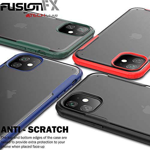 [Fusion FX Case] Slim & Light Tough Fused Gel Bumper & Hard Back Matte Case for iPhone 11