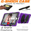 [G-SHOCK Case] Heavy Duty Long Survival Screen Protector Case for iPad 10.2" 2021, 2020, 2019 [9th/8th/7th Generation]