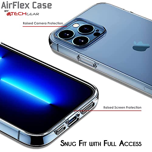 [AirFlex Case] Crystal Clear Slim & Light, Protective,  Soft Gel Cover for iPhone 14 Pro
