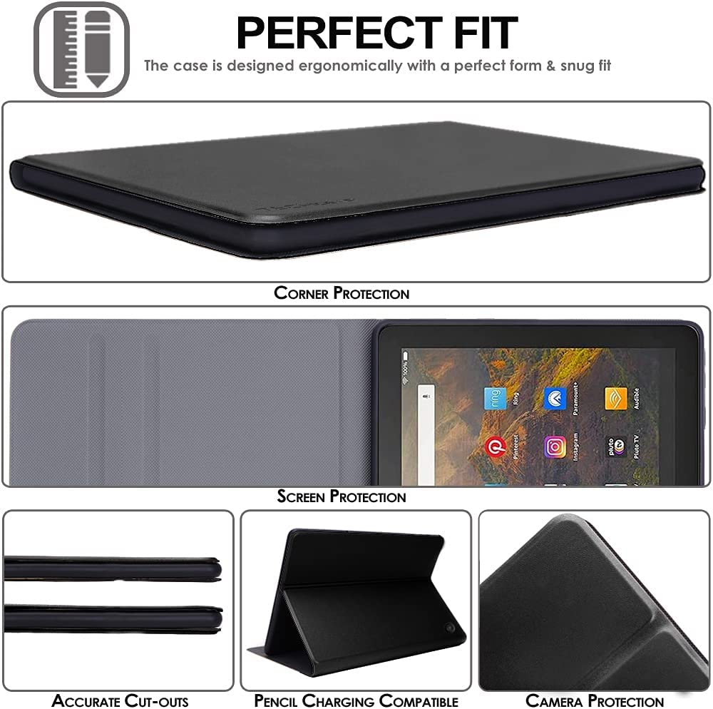 [Smart Case] Slim Stand Cover with Auto Sleep/Wake for Amazon Fire HD 10 / HD10 Plus (2021 / 11th Generation)