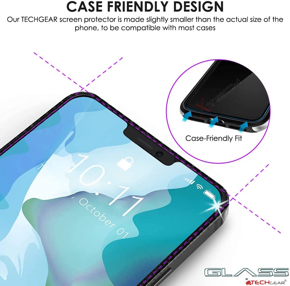 iPhone 14 Pro Max Full Coverage 3D Tempered Glass Screen Protectors