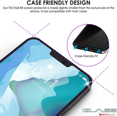 iPhone 14 Pro Max Full Coverage 3D Tempered Glass Screen Protectors