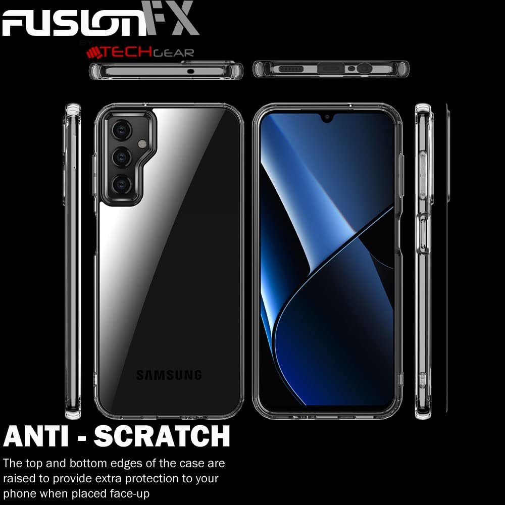 [Fusion FX Case] Slim & Light Tough Fused Gel Bumper & Hard Back Matte Case for Samsung Galaxy A54 5G