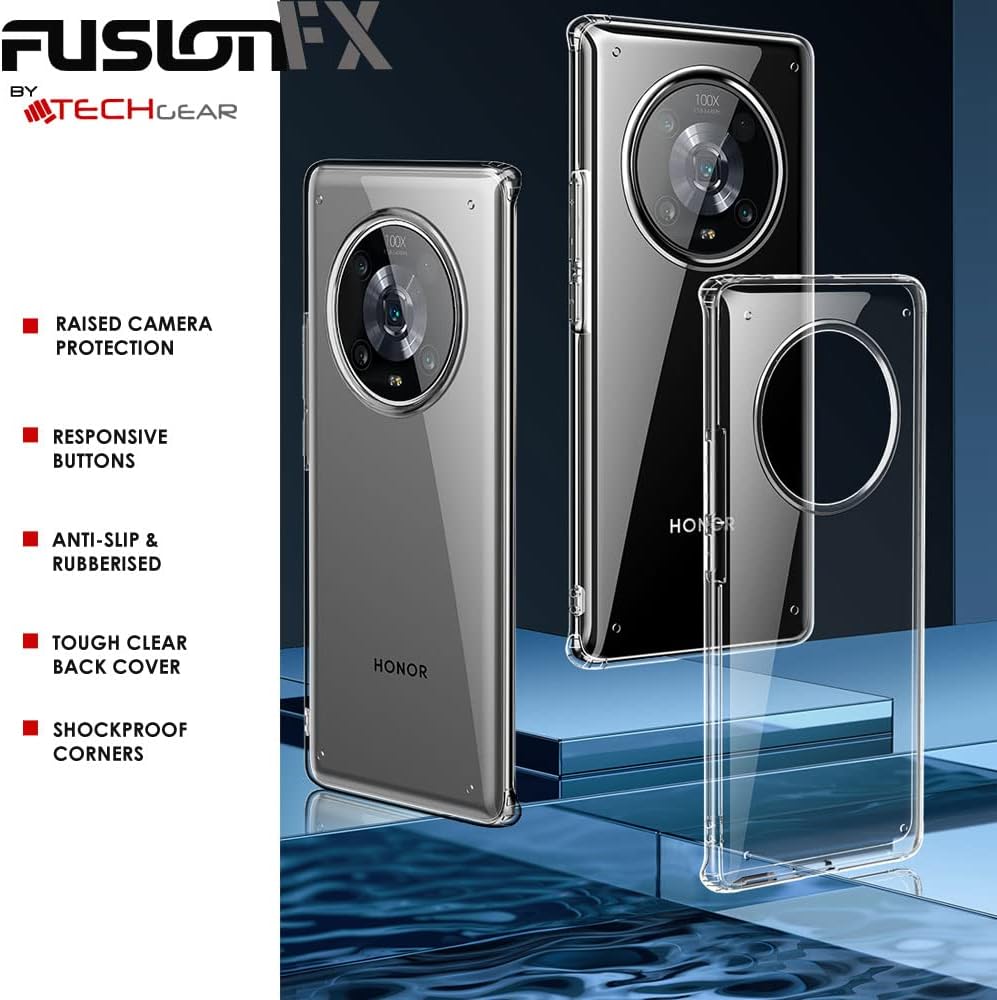 [Fusion FX Case] Slim & Light Tough Fused Gel Bumper & Hard Back Matte Case for Honor Magic 4 Pro 5G