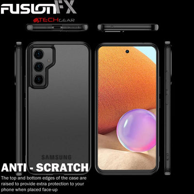 [Fusion FX Case] Slim & Light Tough Fused Gel Bumper & Hard Back Matte Case for Samsung Galaxy A54 5G