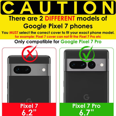 [Fusion FX Case] Slim & Light Tough Fused Gel Bumper & Hard Back Matte Case for Google Pixel 7 Pro 5G
