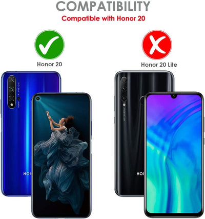 TECHGEAR [Pack of 2] Screen Protectors for Honor 20 and Huawei Nova 5T [ghostSHIELD Edition] Reinforced TPU film Screen Protector with FULL Screen