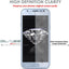 [2 Pack] TECHGEAR GLASS Edition for Galaxy J3 2017 (SM-J330 Series) - Genuine Tempered Glass Screen Protector s Compatible with Samsung Galaxy J3 2017