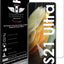 TECHGEAR [3 Pack] Screen Protector fits Samsung Galaxy S21 Ultra [Screen Angel Edition][Case Friendly] [Bubble Free] [FULL Screen Coverage] TPU Film