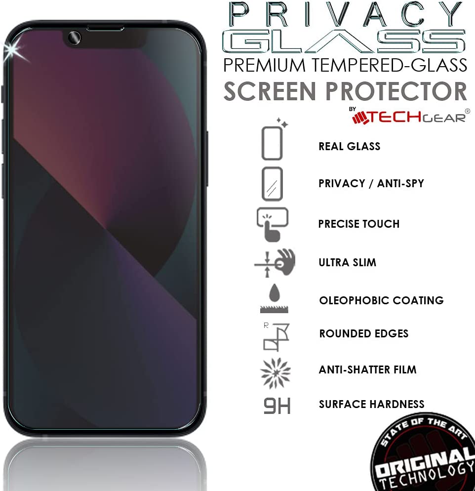 iPhone 13 Pro Max Anti Spy, Privacy Tempered Glass Screen Protectors