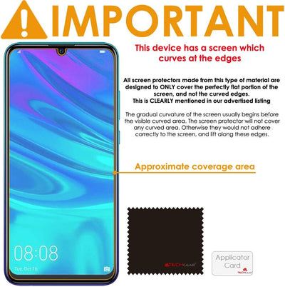 [3 Pack] Screen Protectors for Huawei P Smart 2019, CLEAR LCD Screen Protectors Cover Guards Compatible with 2019 Huawei P Smart