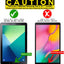 [Pack of 2] TECHGEAR Screen Protectors Compatible with Samsung Galaxy Tab A 10.1 2018 / 2016 (SM-T580 / SM-T581 / SM-T585) Clear Lcd Screen Protector