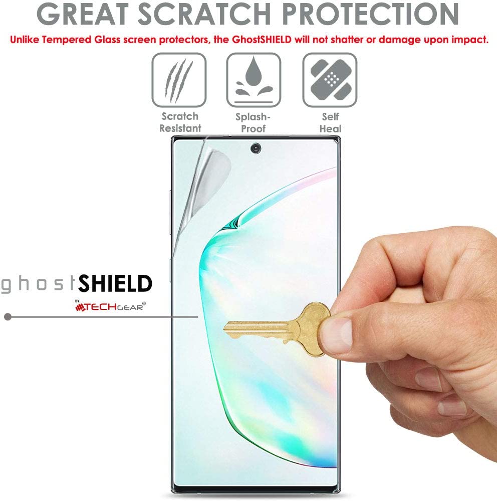 TECHGEAR Screen Protector fits Samsung Galaxy Note 20 Ultra [Screen Angel Edition][Case Friendly] [Bubble Free] [FULL Screen Coverage] TPU Film