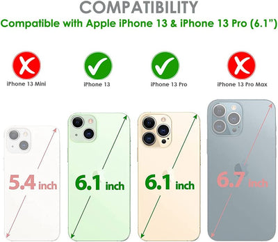 iPhone 13 / iPhone 13 Pro Clear Film Screen Protectors