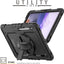[UTILITY Case] Full Body Shockproof Case with Stand, Hand & Shoulder Strap for Samsung Galaxy Tab S7 FE 12.4" (SM-T730 / SM-T736)