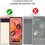 TECHGEAR Screen Protector fits Google Pixel 6 Pro [Screen Angel Edition] [Bubble Free] [FULL Screen Coverage] HD Clear Flexible TPU Film