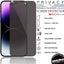 iPhone 14 Pro Anti Spy, Privacy Tempered Glass Screen Protectors