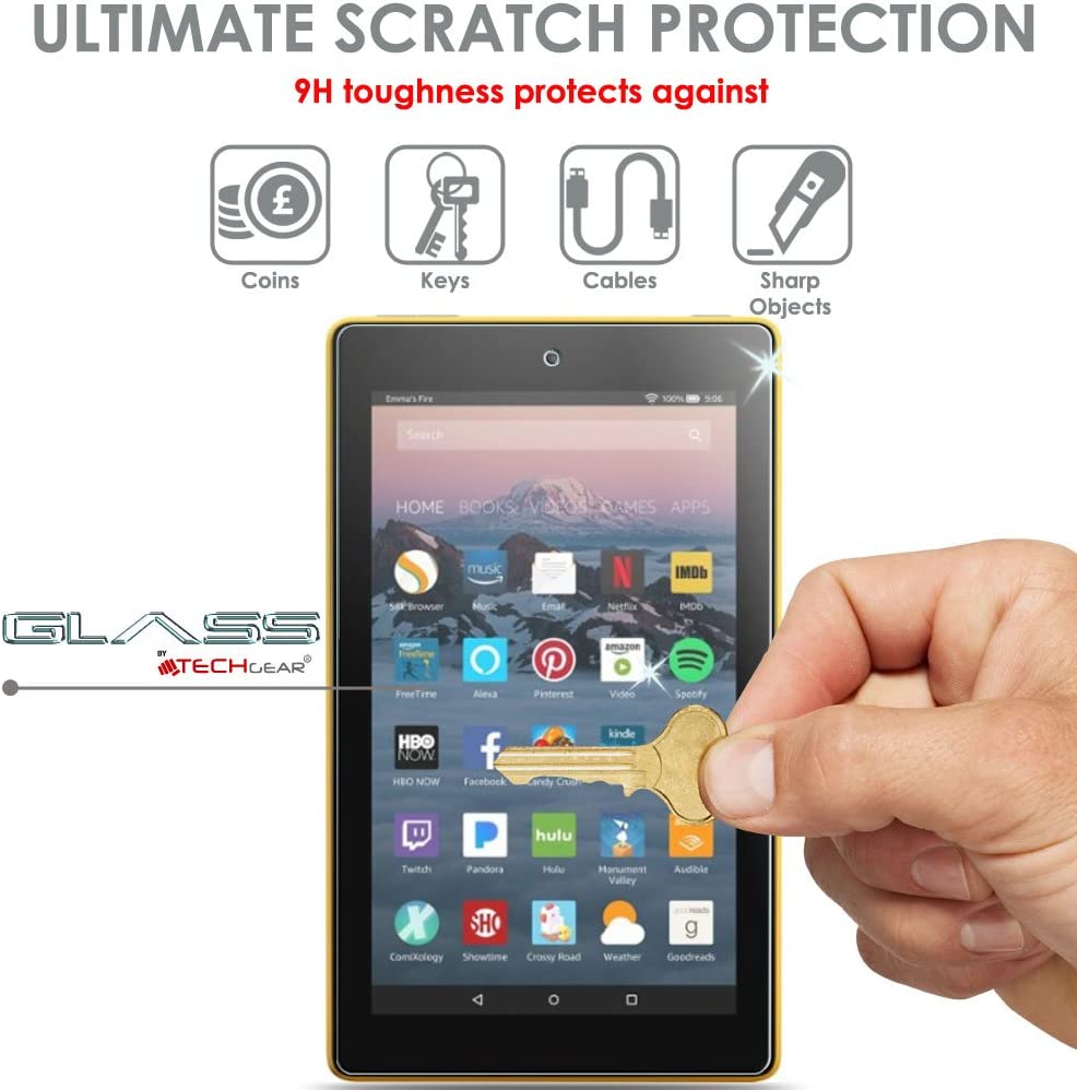 Amazon Fire 7" Tablet (2019 / 9th Generation) Tempered Glass Screen Protector