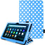 [Folio Case] Smart Cover Stand with Auto Sleep/Wake & Hand Strap For Amazon Fire HD 8" / HD 8" Plus (2024, 2022 & 2020 / 14th, 12th & 10th Generation)