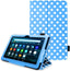 [Folio Case] Smart Cover Stand with Auto Sleep/Wake & Hand Strap For Amazon Fire HD 8" / HD 8" Plus (2024, 2022 & 2020 / 14th, 12th & 10th Generation)