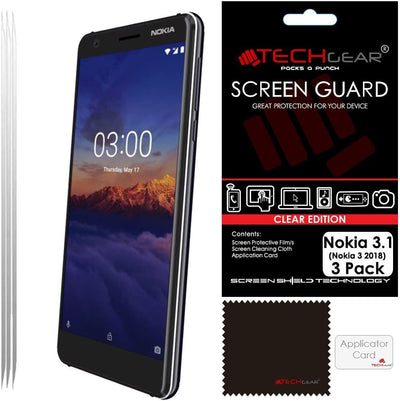 Nokia 3.1 Clear Film Screen Protectors