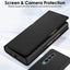 Samsung Galaxy Z Fold 4 Leather Wallet Case, Detachable Magnetic 2in1 Case with Screen Frame, Card Wallet & Stand