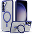 [Fusion Armour Ring] Premium Tough Protective Magnetic Ring Kickstand Case, Wireless Charging Cover for Samsung Galaxy S23