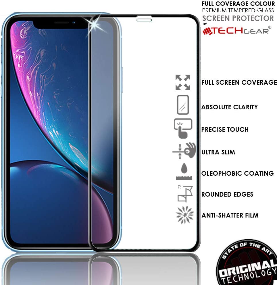 iPhone 11 / iPhoen XR Full Coverage 3D Tempered Glass Screen Protectors