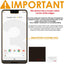 [3 Pack] TECHGEAR Screen Protectors for Pixel 3 XL- Clear Lcd Screen Protector with Cleaning Cloth & Application Card
