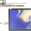 TECHGEAR Anti-Glare Screen Protector Compatible with Samsung Galaxy Tab S4 10.5"(SM-T830 Series) - MATTE Tempered Glass Screen Protector