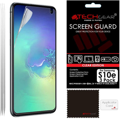 [3 Pack] Screen Protectors for Samsung Galaxy S10E CLEAR LCD Screen Protectors Cover Guards Compatible with Samsung S10E (NOT for S10)