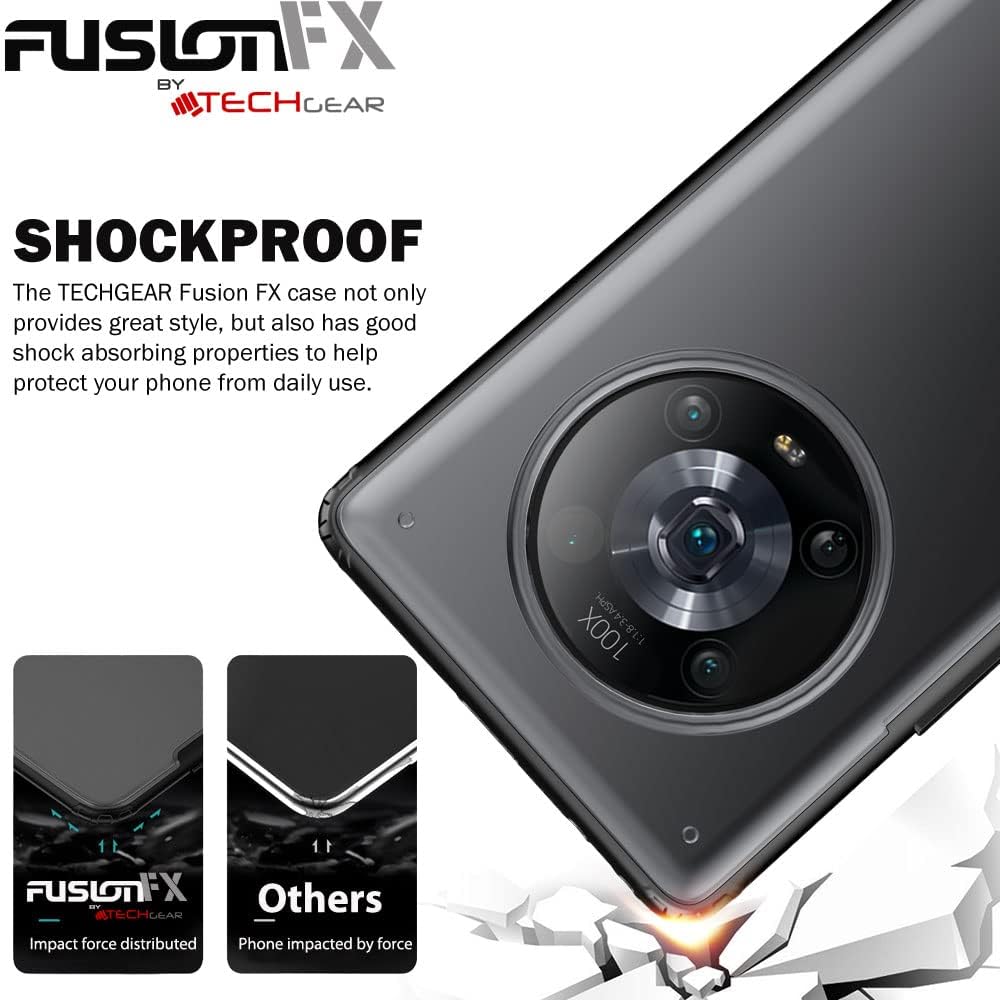 [Fusion FX Case] Slim & Light Tough Fused Gel Bumper & Hard Back Matte Case for Honor Magic 4 Pro 5G