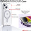 [Fusion Armour Ring] Premium Tough Protective Magnetic Ring Kickstand Case, MagSafe Case for iPhone 14 Pro 6.1"