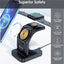 5 in1 Wireless Charging Station Alarm & Light, 15W Wireless MagSafe Charging Stand