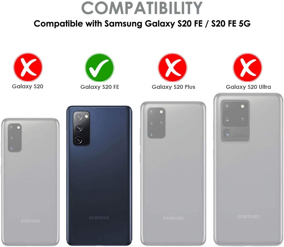TECHGEAR Screen Protector fits Samsung Galaxy S20 FE [Screen Angel Edition][Case Friendly] [Bubble Free] [FULL Screen Coverage] TPU Film