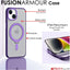 [Fusion Armour Ring] Premium Tough Protective Magnetic Ring Kickstand Case, MagSafe Case for iPhone 14 Pro 6.1"