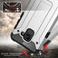 [Tough Armoured Case] ShockProof Dual-Layer Protective Heavy Duty Cover for Samsung Galaxy A8 2018