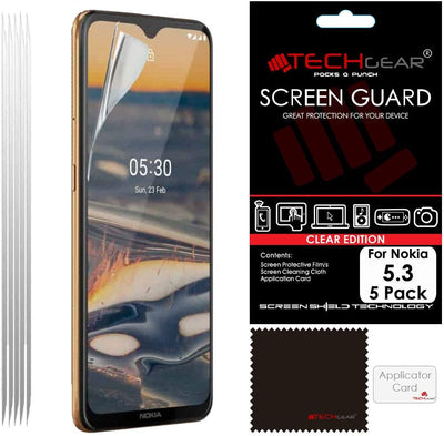 Nokia 5.3 Clear Film Screen Protectors