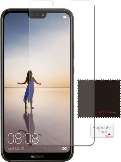 [3 Pack] TECHGEAR Screen Protectors for Huawei P20 Pro - Clear Lcd Screen Protector Compatible with Huawei P20 Pro