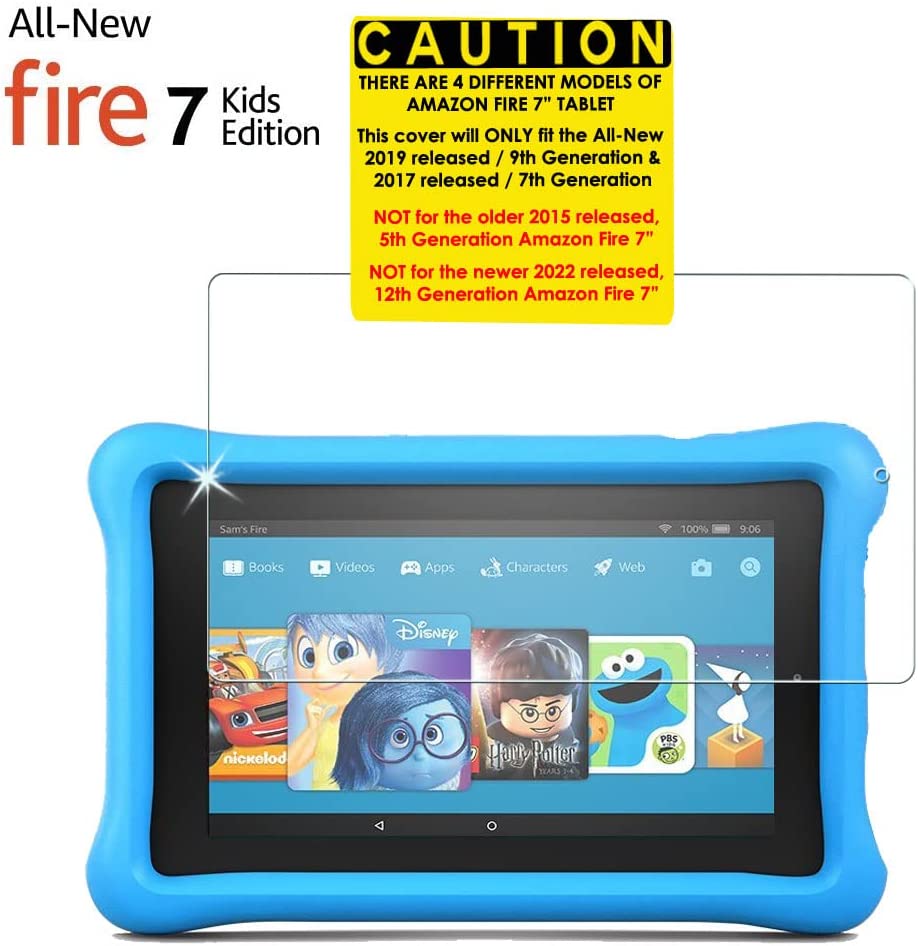 Amazon Fire 7" Tablet (2019 / 9th Generation) Tempered Glass Screen Protector