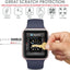 Apple Watch 38mm / 42mm [Series 3, 2, 1] Full Coverage TPU Film Screen Protectors