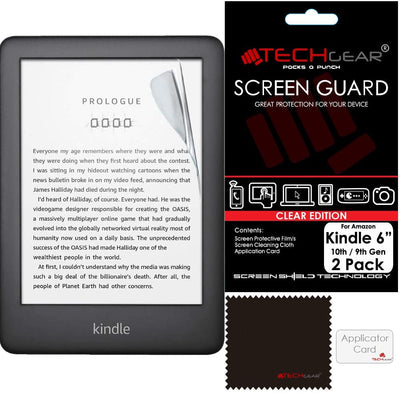 Amazon Kindle eReader 11th / 10th / 9th Generation 6" Display, Clear Film Screen Protectors