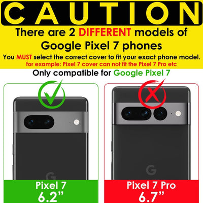 [Fusion FX Case] Slim & Light Tough Fused Gel Bumper & Hard Back Matte Case for Google Pixel 7 5G