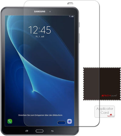 [Pack of 2] TECHGEAR Screen Protectors Compatible with Samsung Galaxy Tab A 10.1 2018 / 2016 (SM-T580 / SM-T581 / SM-T585) Clear Lcd Screen Protector