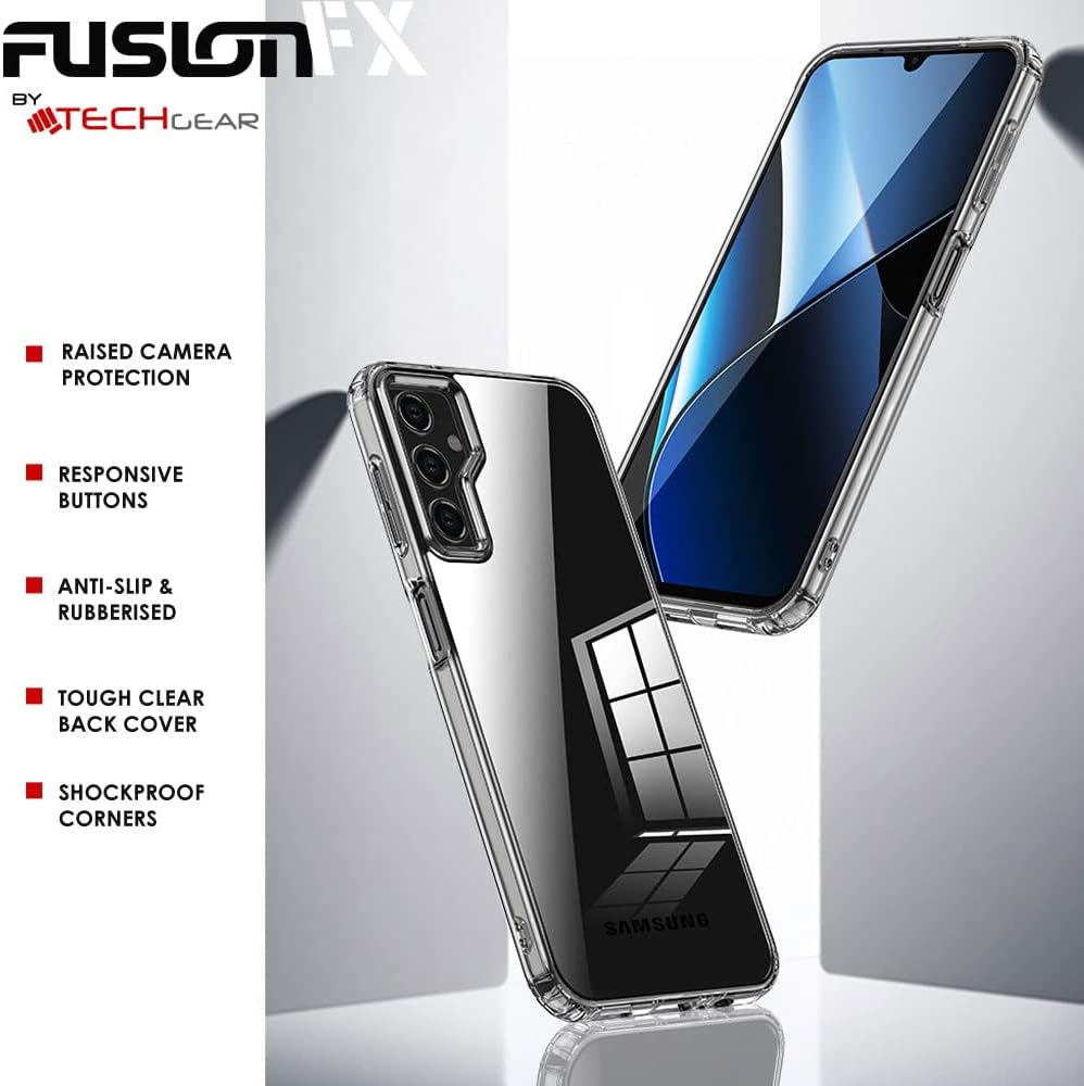[Fusion FX Case] Slim & Light Tough Fused Gel Bumper & Hard Back Matte Case for Samsung Galaxy A54 5G