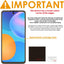 [3 Pack] TECHGEAR Screen Protectors Compatible with Huawei P Smart 2021, CLEAR LCD Screen Protectors Cover Guards