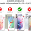 Samsung Galaxy S21 Plus / S21+ 5G, CLEAR LCD Screen Protectors Cover Guards