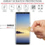 TECHGEAR Screen Protector to fit Samsung Galaxy Note 9 [ghostSHIELD Edition] TPU Screen Protector with Full Screen Coverage inc Curved Screen