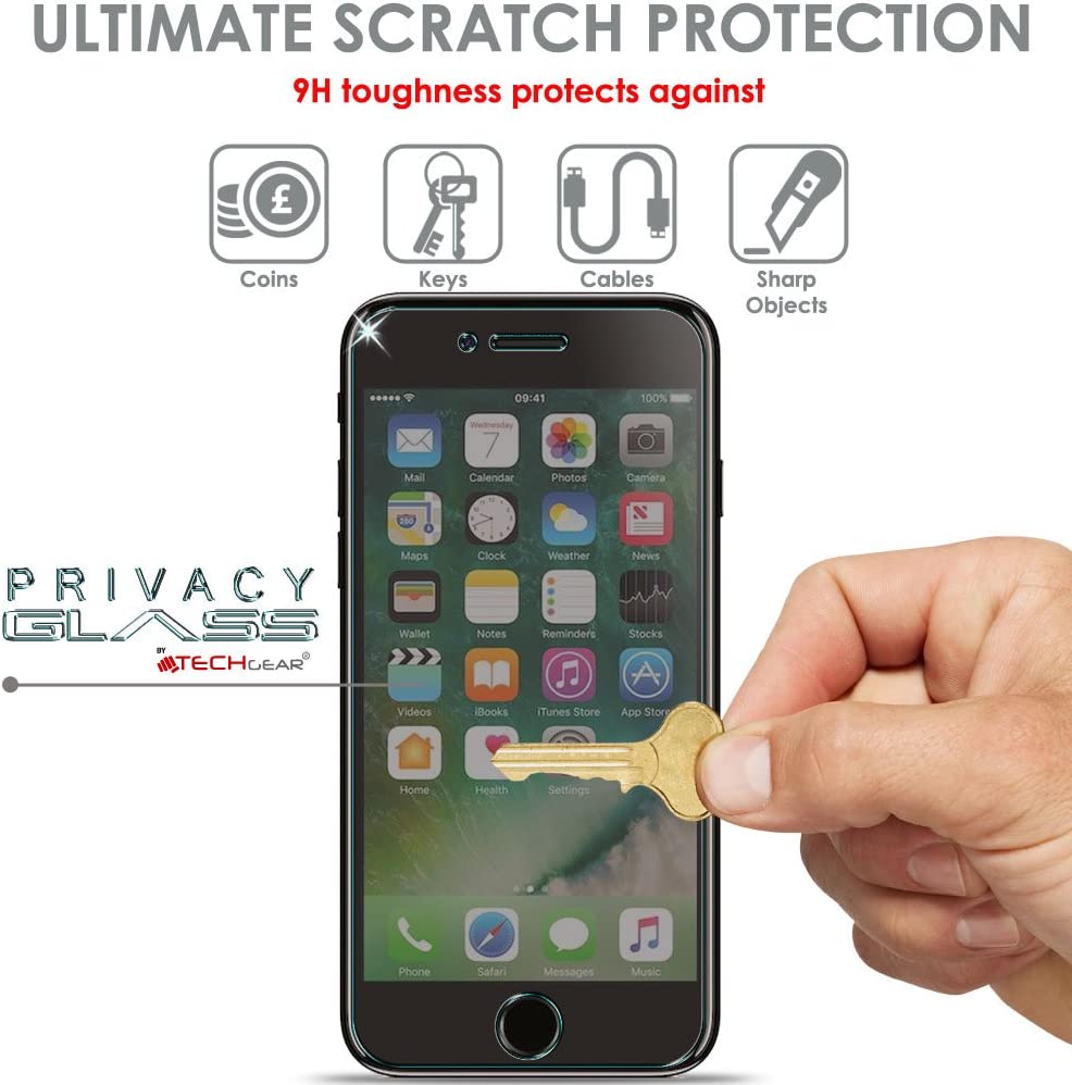 iPhone 8 Plus / 7 Plus Anti Spy, Privacy Tempered Glass Screen Protectors